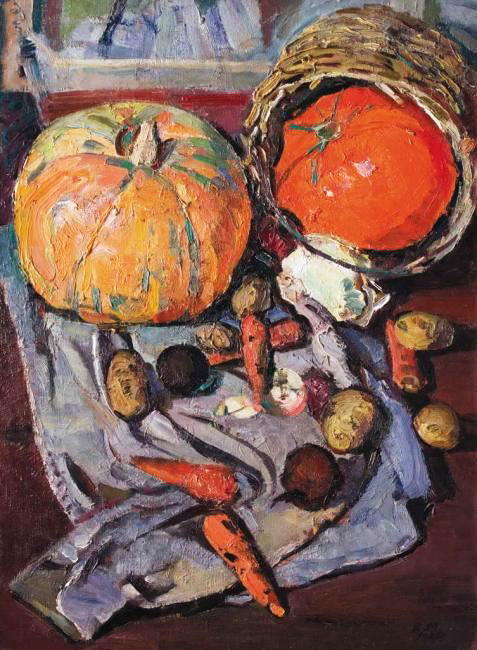 «Натюрморт із гарбузами». 1965. Полотно, олія